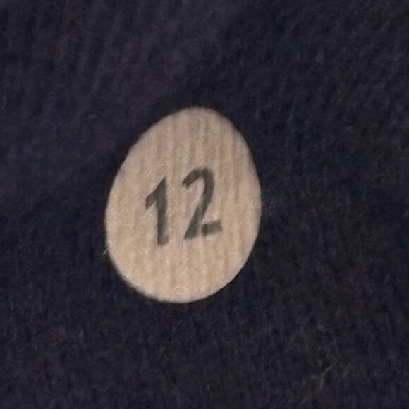 Lululemon Blue Hooded Cuddle Up Size 12 Scuba Zip Jacket - Picture 7 of 10